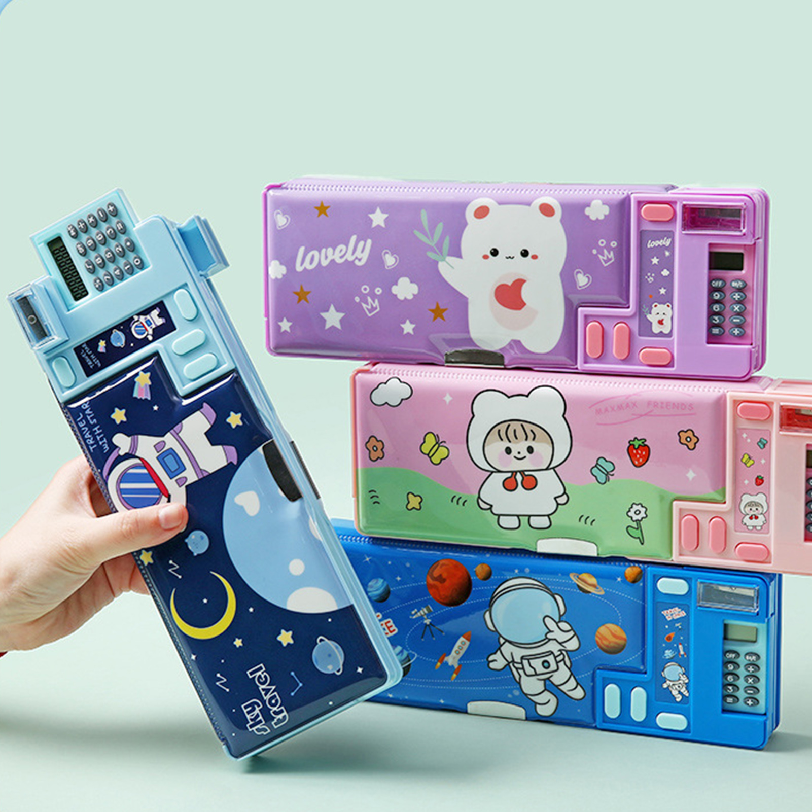 Office Tech Bag - Multi Functional Stationery Box Smart Female