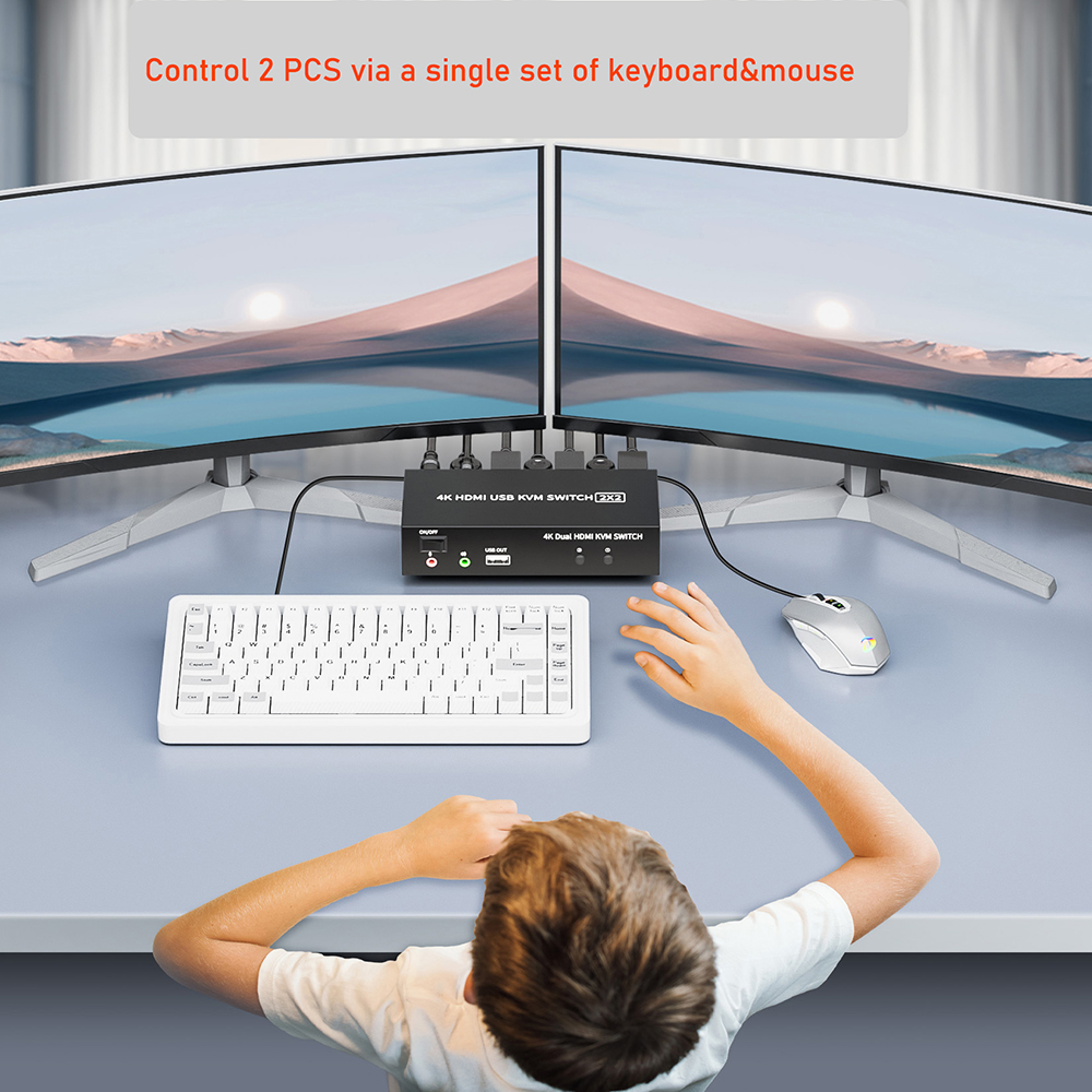Dual Monitor HDMI KVM Switch 2 – Hdmi Matrix Switch Bewertung und Preis