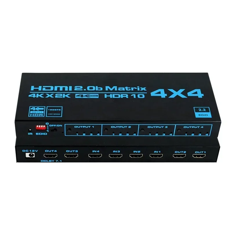 4K 60Hz HDMI Matrix 4x4 HDR10  – Hdmi Matrix Switch Bewertung und Preis