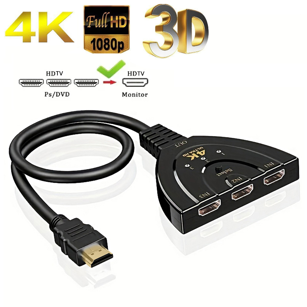 4K*2K 3 Port HDTV-compatible S – Hdmi Matrix Switch Bewertung und Preis