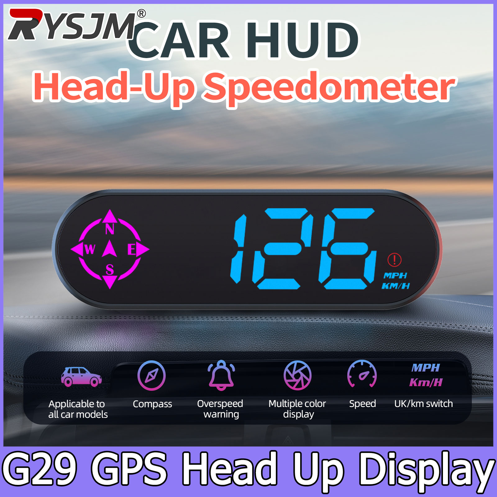 G29 Car Head up Display GPS HU – Pc Security Lock Bewertung und Preis