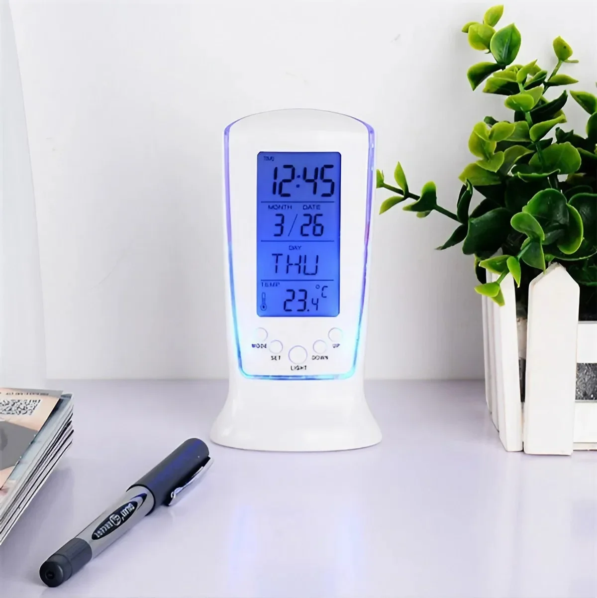 Calendar Clock Digital LED Clo – Office Tech Gadgets Bewertung und Preis