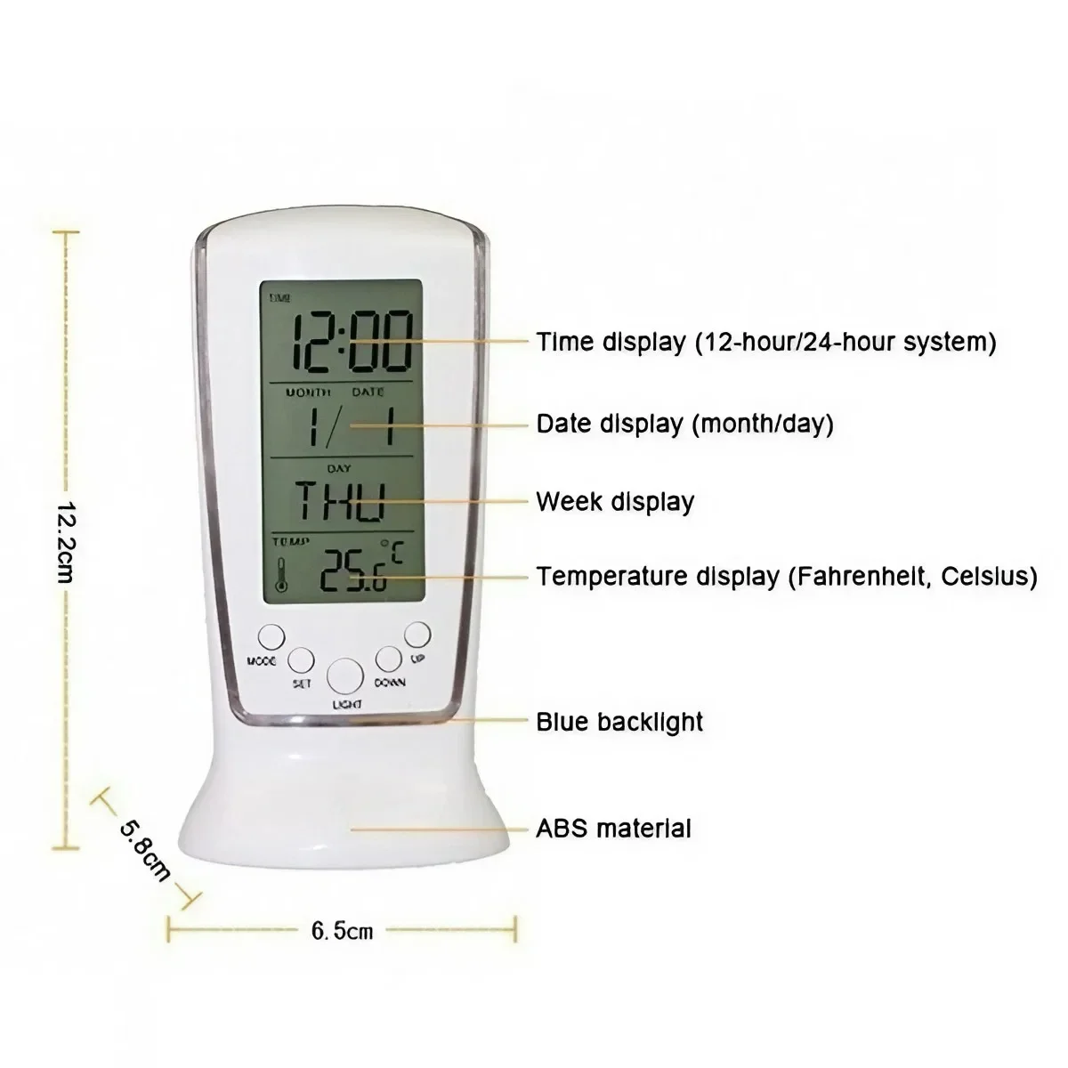 Calendar Clock Digital LED Clo – Office Tech Gadgets Bewertung und Preis