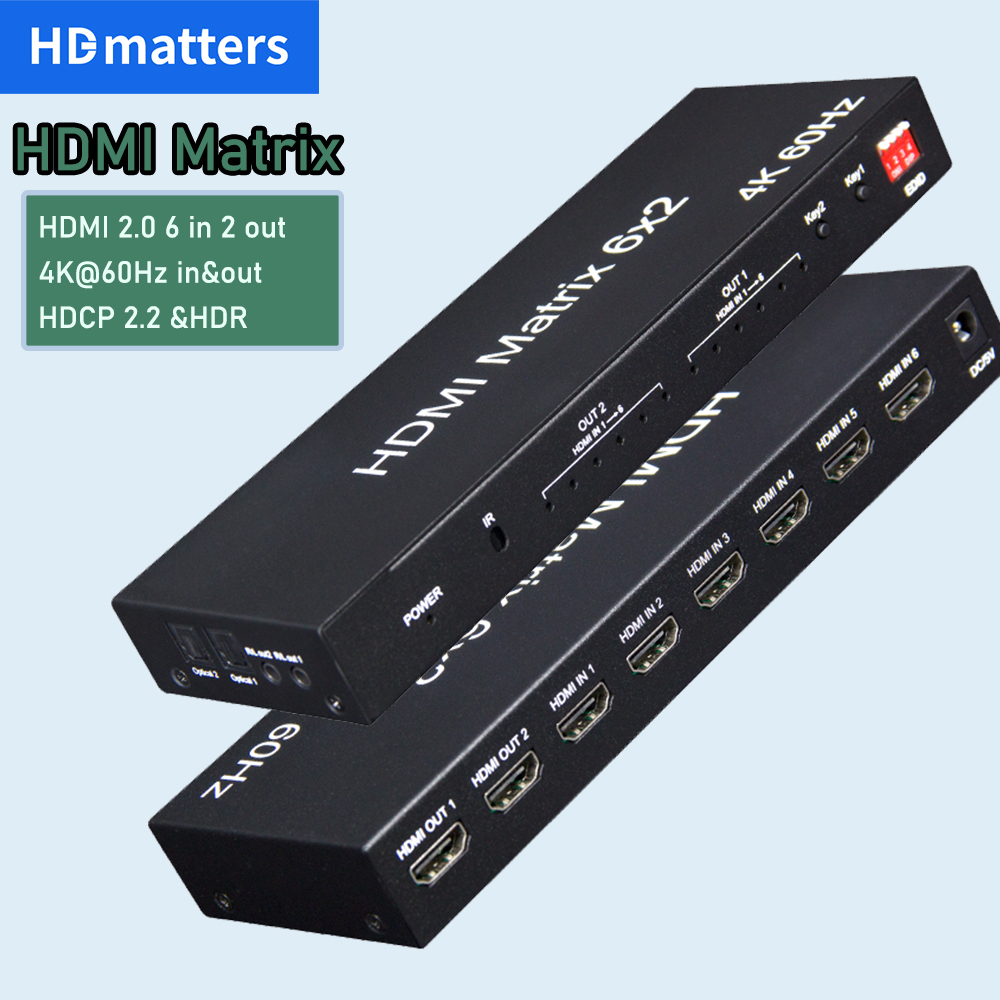 HDMI Matrix 4K 60Hz HDMI 2.0 M – Hdmi Matrix Switch Bewertung und Preis