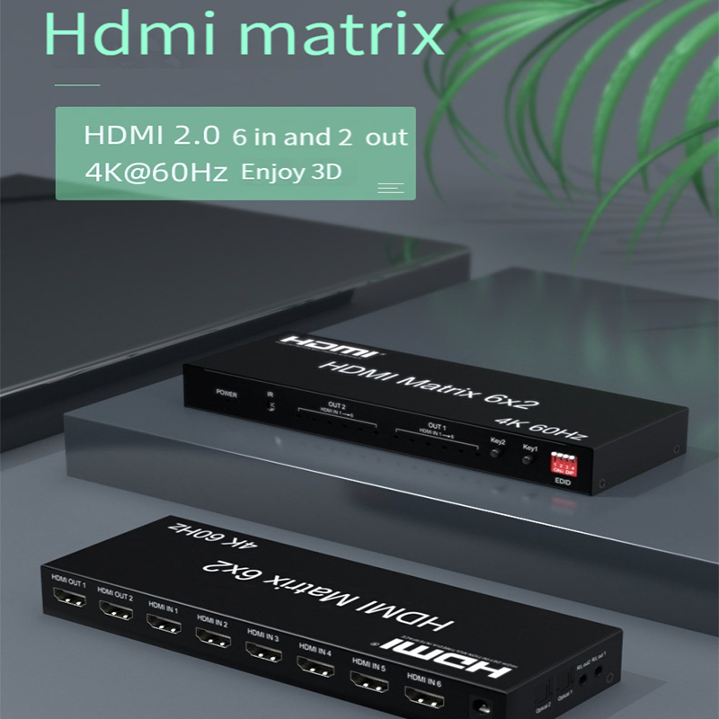 Matrix Switch HDMI 6x2 4K 60Hz – Hdmi Matrix Switch Bewertung und Preis