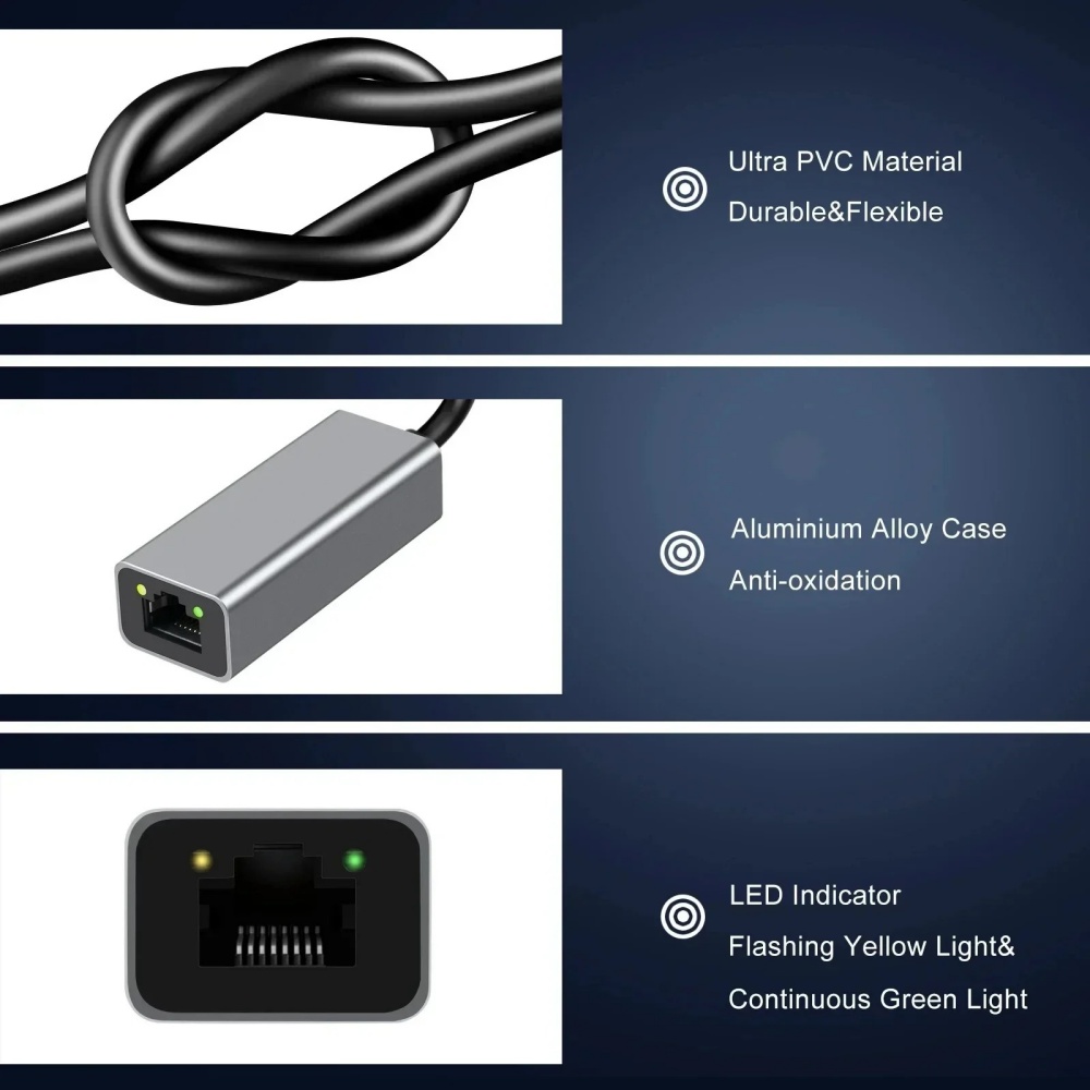Type C Ethernet Adapter USB 3. – Gigabit Network Card Bewertung und Preis