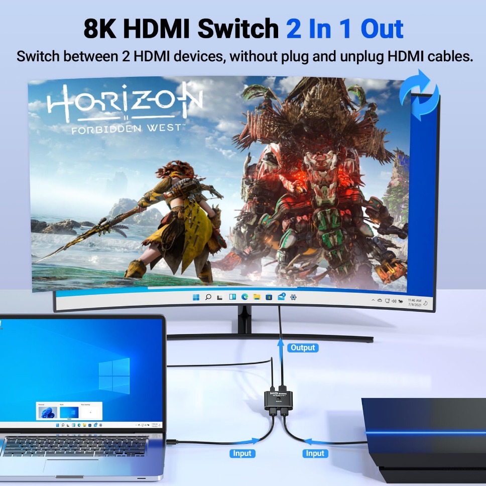 HDMI Switch Splitter 8K 60Hz 4 – Hdmi Matrix Switch Bewertung und Preis