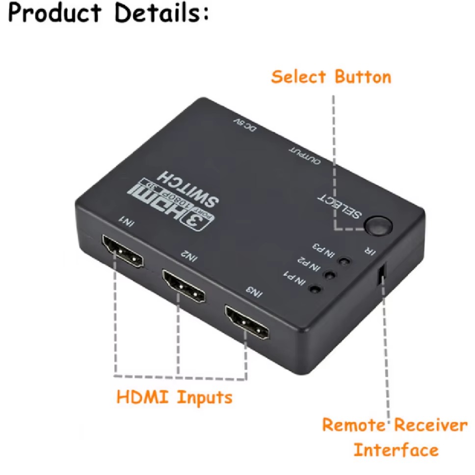 3x1 HDMI Switcher KVM Switches – Hdmi Matrix Switch Bewertung und Preis