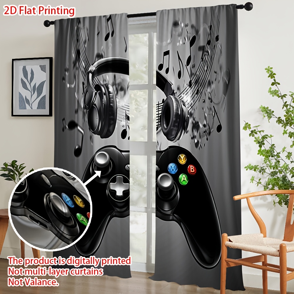 2pcs Game Controller Curtains  – Office Print Tech Bewertung und Preis