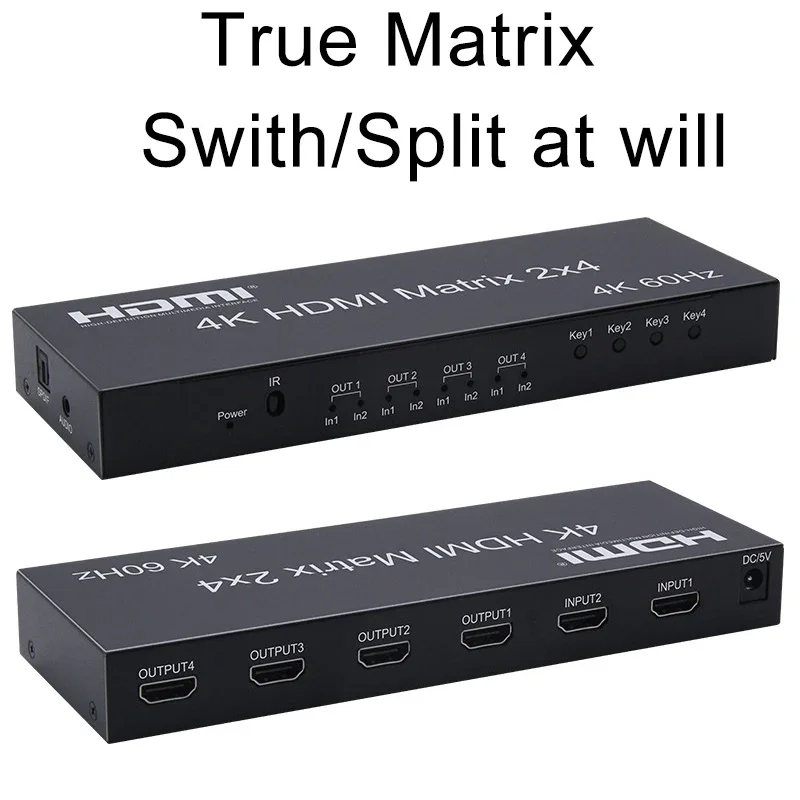 4K 60Hz HDMI Matrix 2x4 HDMI S – Hdmi Matrix Switch Bewertung und Preis