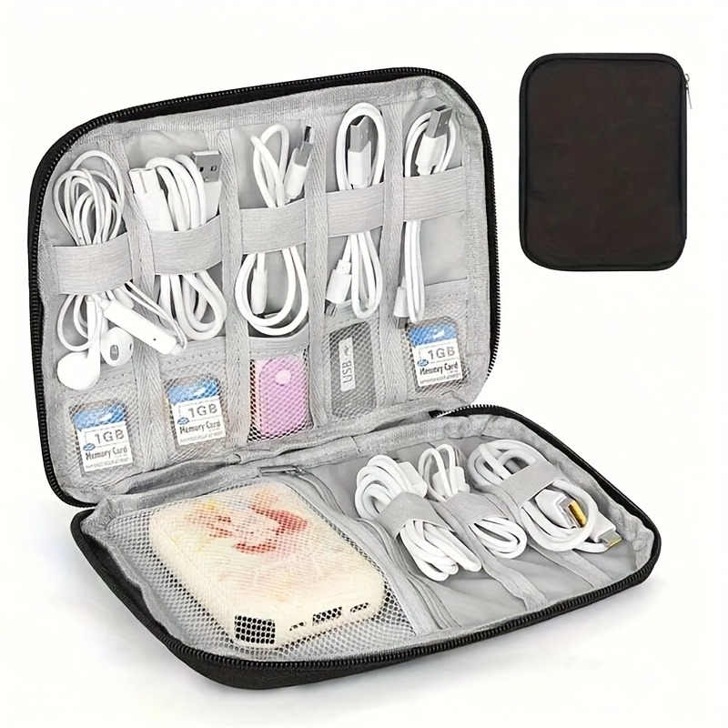 A Multi-Pocket Electronic Acce – Office Tech Bag Bewertung und Preis