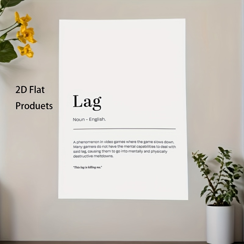 2D Flat, 1pc Minimalist Lag De – Office Print Tech Bewertung und Preis