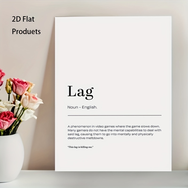 2D Flat, 1pc Minimalist Lag De – Office Print Tech Bewertung und Preis