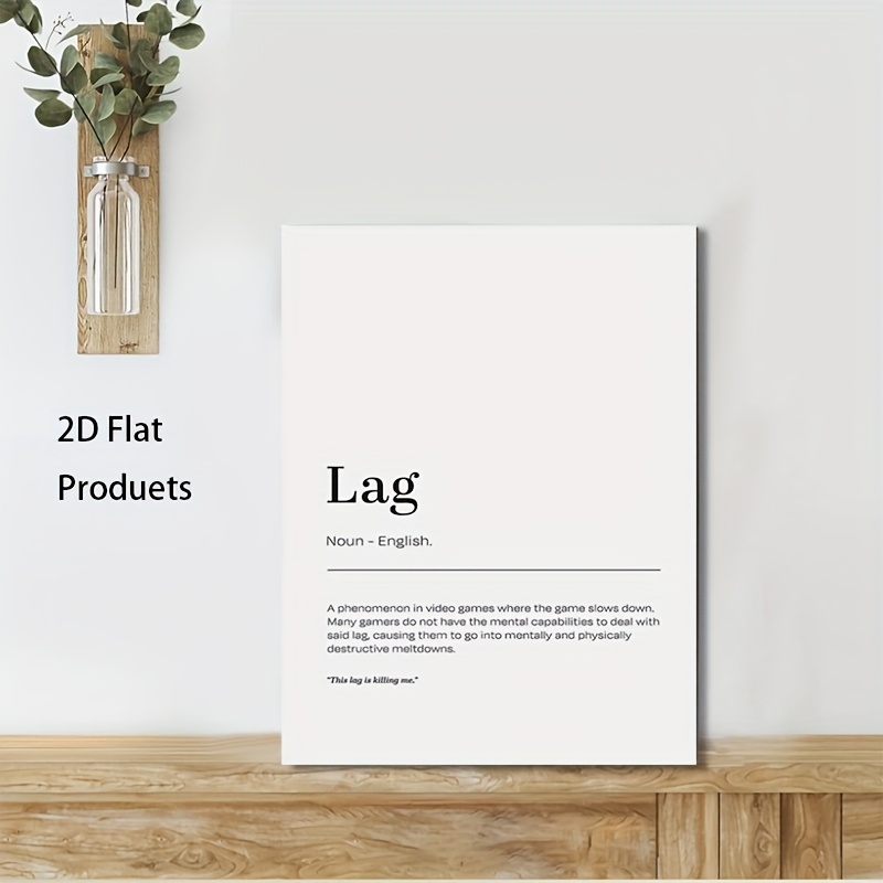 2D Flat, 1pc Minimalist Lag De – Office Print Tech Bewertung und Preis
