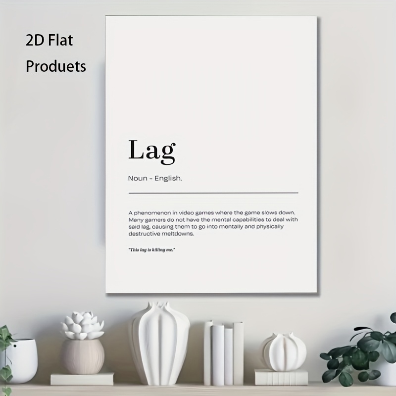 2D Flat, 1pc Minimalist Lag De – Office Print Tech Bewertung und Preis